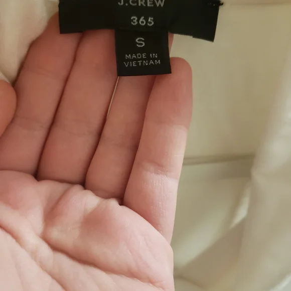 J. Crew Drapey Tie-Neck Top in Ivory S - Picture 4 of 5